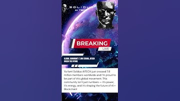 SOLIDUS AITECH 7.8M+ STRONG 🚀 Future of AI + #Blockchain #AITECH #AI #Web3