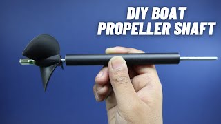 How to Make RC Boat Propeller Shaft - DIY