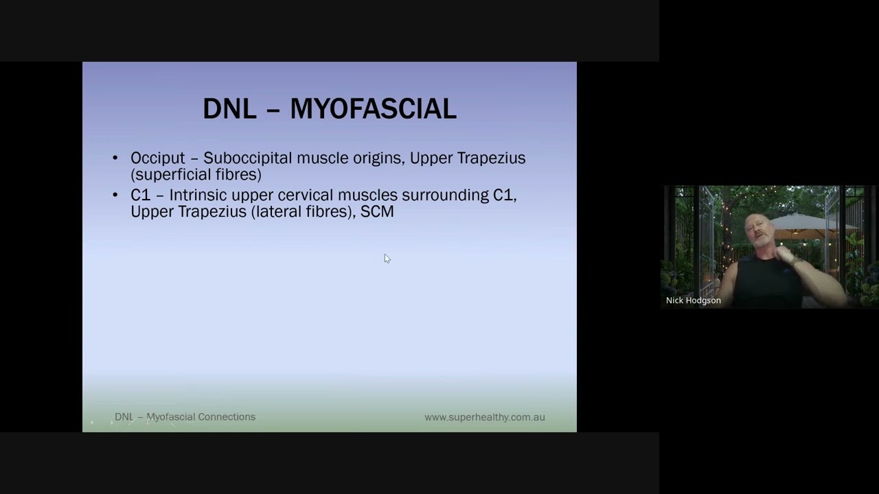 Spinal – Myofascial Connections Workshop
