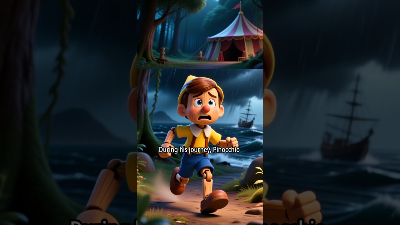 Pinocchio's Adventure of Real Boy #dreams #ai #youtube #aistories #disney #artificialintelligence