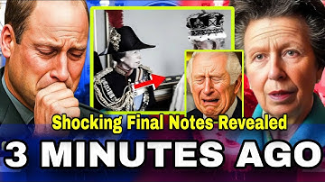 Prince William Shocked After Hearing King’s LAST Request From Princess Anne!