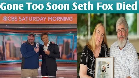 Seth Fox Died - Honoring a Brilliant Editor Gone Too Soon