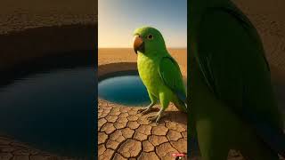 Parrot ai story in hindi😍 #shortsfeed #cartoon #shorts