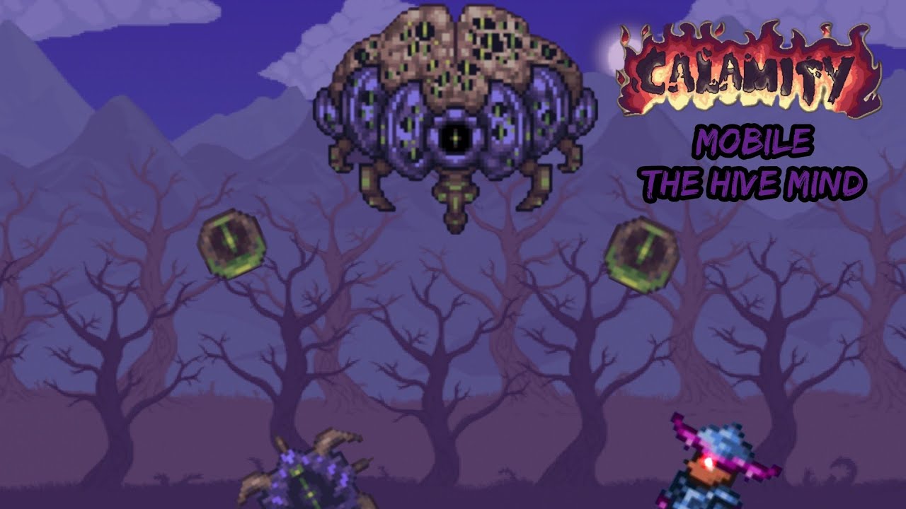 Terraria TModLoader mobile (Calamity Mod) - Revengeance The Hive Mind