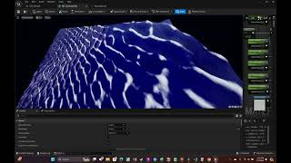 Depth modified Gerstner waves with FBM and crest masking implemented
