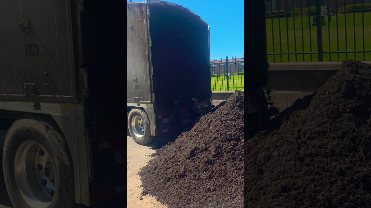 Getting mulch delivery...