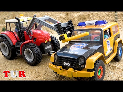 Polis arabası bozuldu arama oyunu | BIBO TOYS Türkçe
