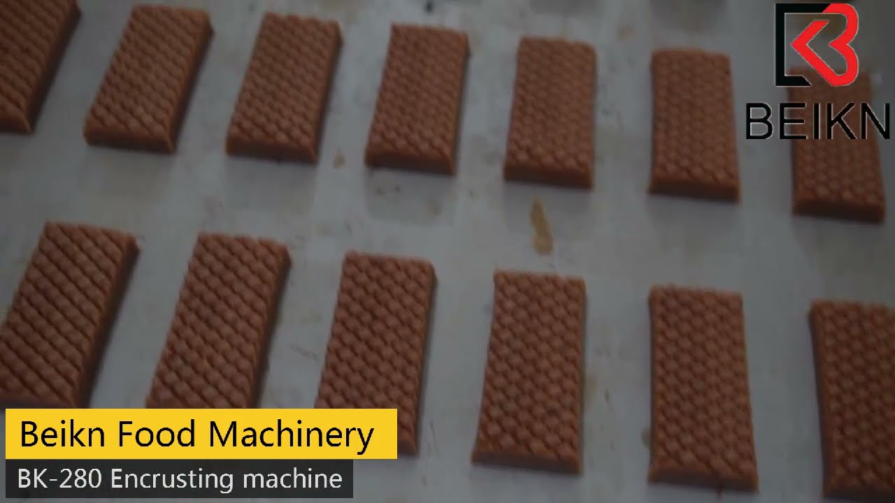 Beikn BK-280 Automatic cookies encrusting machine/Fig bar making machine