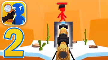Super Sniper ALL LEVELS! - Gameplay Walkthrough Part 2 ( iOS / Android Voodoo Game)