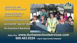 Durham School Services Now Hiring Bus Drivers