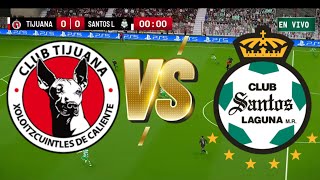 Tijuana vs Santos Laguna En Vivo Liga MX 2026 | Simulación PES 2021