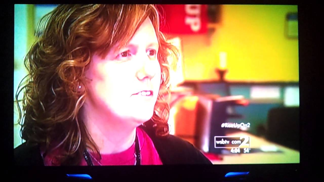 WSB TV Atlanta 1/18/13 Falcons Rally Findley Oaks Elementary School