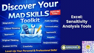 Sensitivity Analysis Tools in Excel