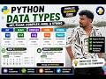 Python Data Types Explained | int, float, complex, bool, string | Indexing &amp; Immutable | pythonkashi