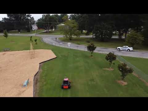 Alexander Wilson Elementary School construction of new car rider line Part 1