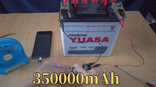 Making a Power Bank from an Old Car Battery to Charge a Phone
