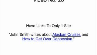 The complete article marketing - Video 20 of 25