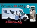 Lit  la franaise  pavillon  prsentation itineo pf600  collection 2024 instant campingcar