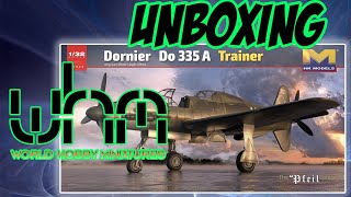UNBOXING HK Model 01E09 Dornier Do 335 A-12 Trainer