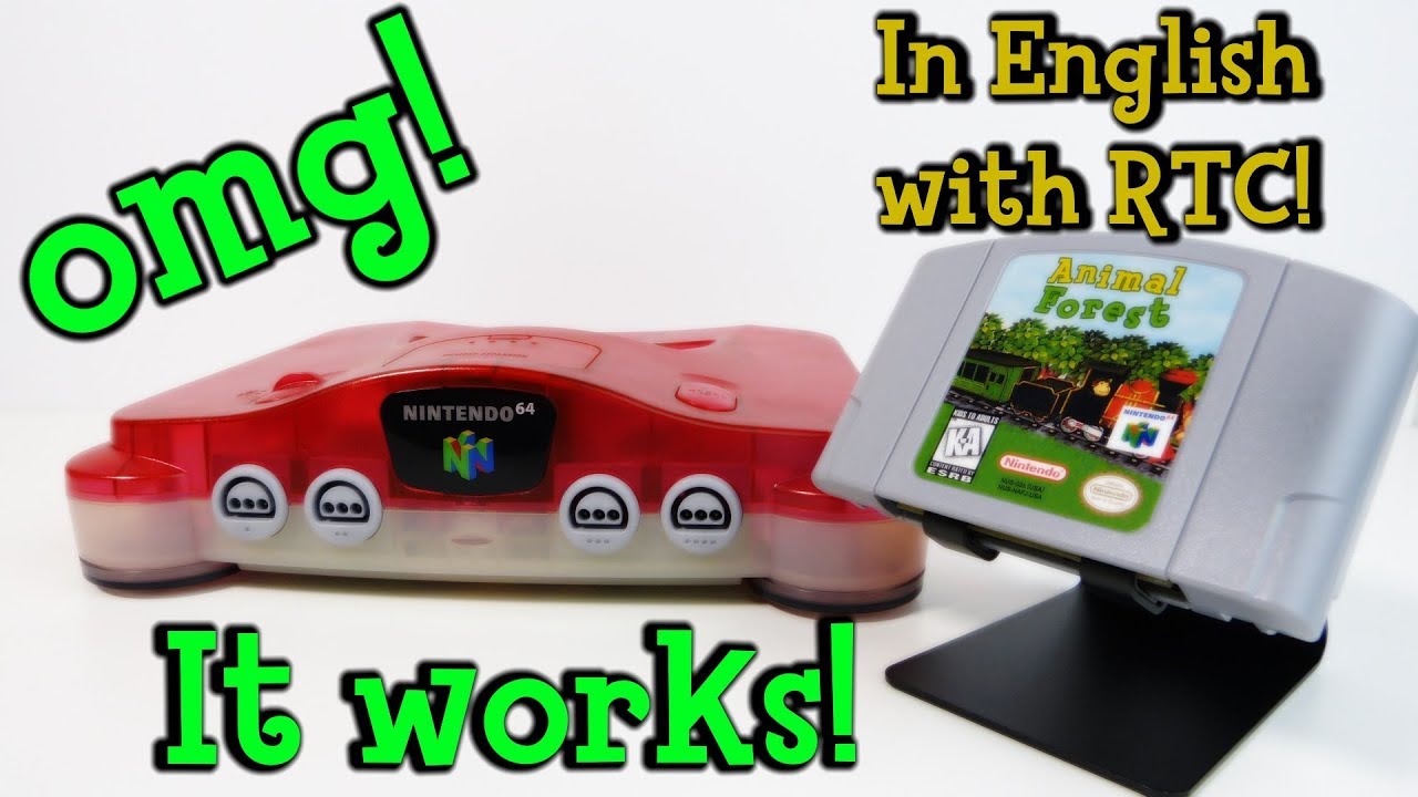 100% Working English Animal Crossing N64 Reproduction Cart (Animal Forest  Nintendo 64) - YouTube