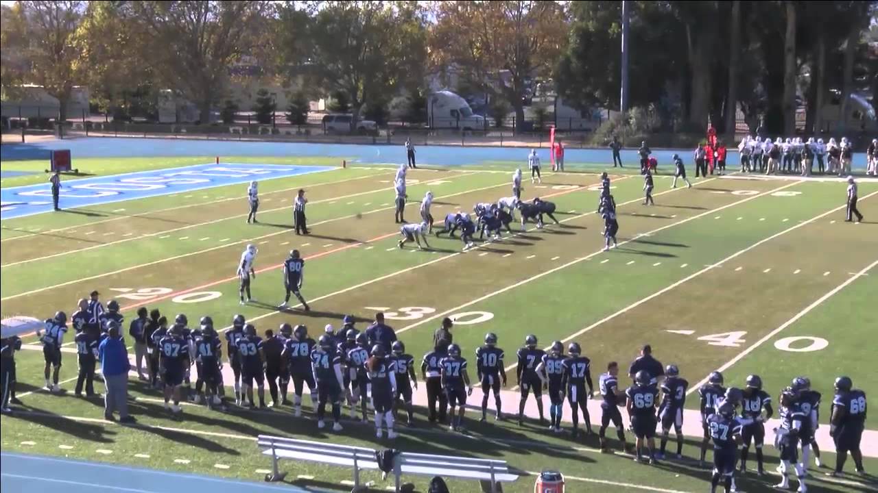 11/1/14 Contra Costa Comets vs Shasta Knights College Football Pt 1 ...
