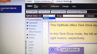 Connecting to the robot with rev hardware client