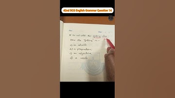 42nd BCS Preliminary English Grammar Question Solution | Part : 14
