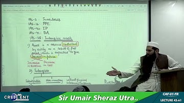 CAF 1 Sir Umair Sheraz Lecture 43 A1