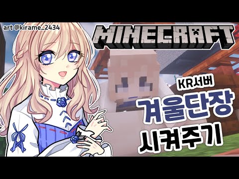 【Minecraft】 クリスマスのために町を冬っぽくする！