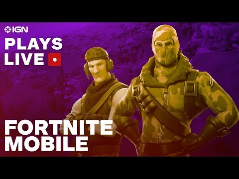 Fortnite on iOS Gameplay Livestream - IGN Plays Live