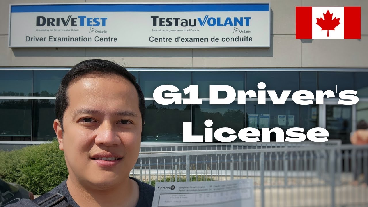 My G1 Driver's License Experience Buhay Canada YouTube