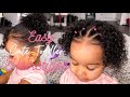 3 Easy and Cute Toddler Hairstyles | Beautiful Curly girl