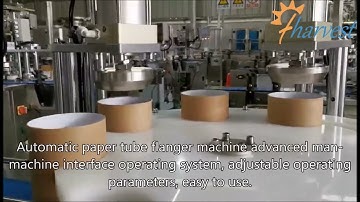 Automatic paper can flanging sealing machine,metal lid seaming machine, paper tube flanger sealer