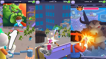 Heli Monsters - Giant Hunter Gameplay Walkthrough Part 1 - Level 1 ~ 12 (Android, IOS)