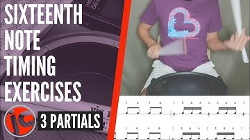 Sixteenth Note Timing | 3 Partial | Beginner Drum Lesson