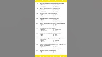 PSEB 10th class science model test paper 2023-24