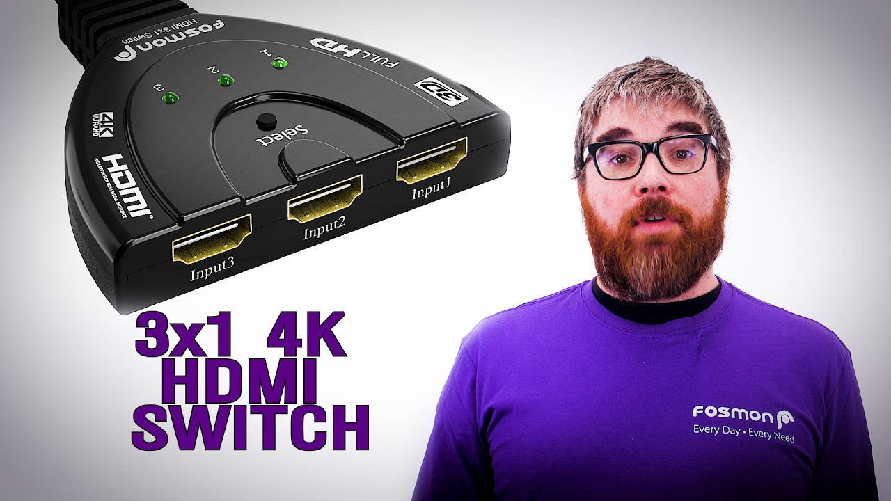 TECH TALK 3x1 4K HDMI Switch YouTube