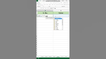 Automatic Serial Number with Aggregate( ) function in Excel #shorts #exceltutorial #excel