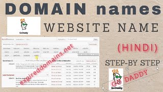 HOW TO BUY DOMAIN NAMES FROM EXPIREDDOMAIN.NET IN HINDI | PROCESS OF BUYING WEBSITE NAMES | 2020