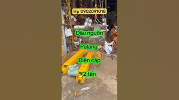 Đấu nguồn cho pa lăng cáp 2 tấn - Mitsubishi - 0902091018 #cautruc #cautrucdamdoi