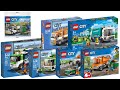 All lego city garbage  recycling trucks 20072023 compilationcollection speed build