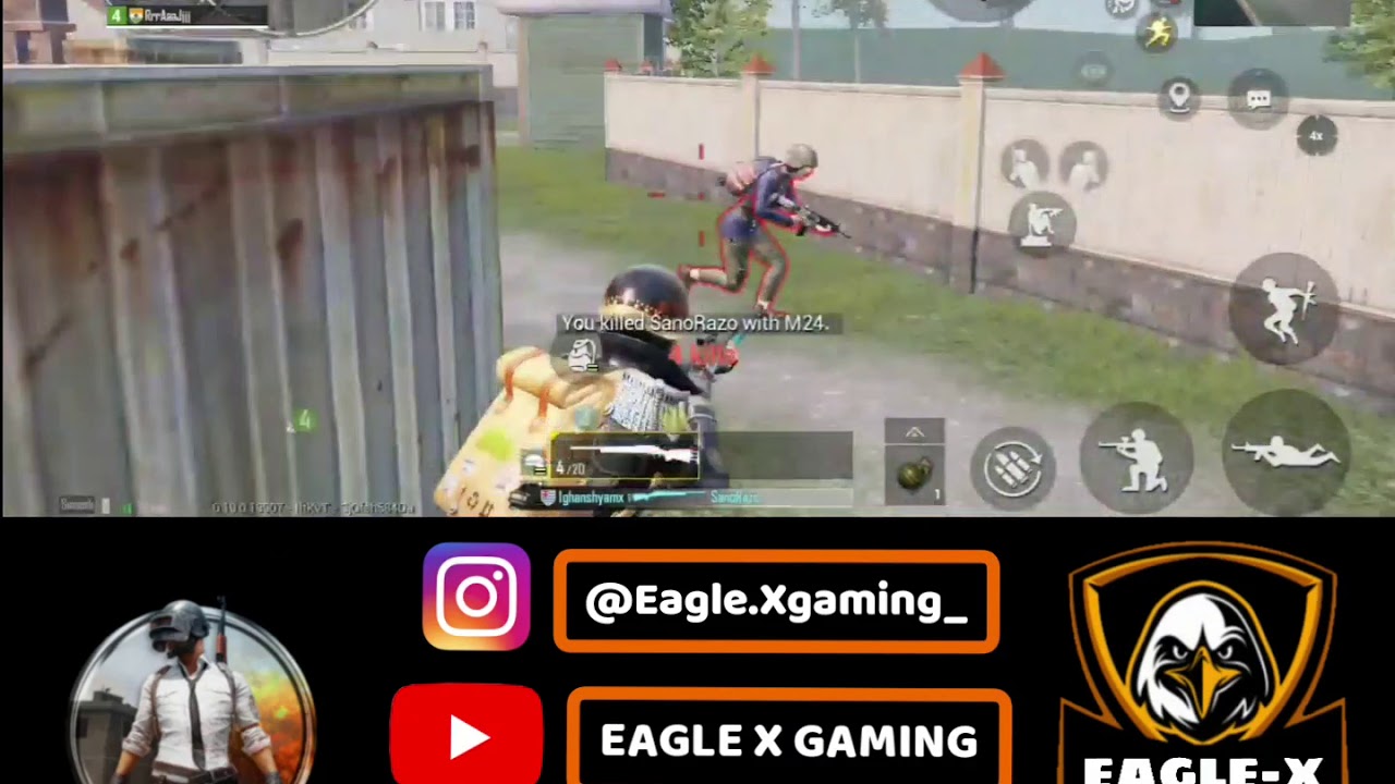 PUBG MOBILE 100+ SHOTS WITH M24 IN TDM BOLT SNIPER RIFLES YouTube