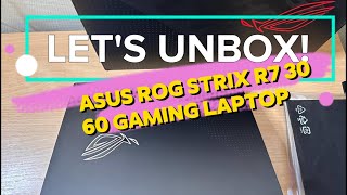 Unboxing and Review - ASUS ROG STRIX R7 3060 Gaming Laptop #asus #gaming #gameplay #gamer #trending