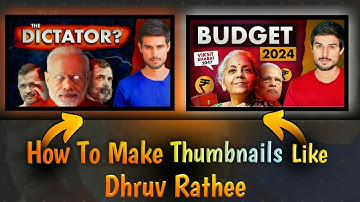 how to make thumbnails like dhruv rathee on pixellab