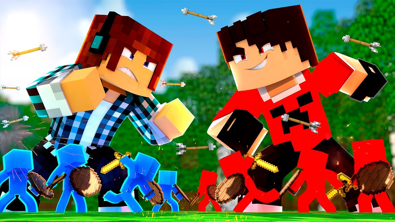 Minecraft: A GRANDE GUERRA !! ( Pequenos Gigantes #14 