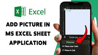 How To Add Picture In MS Excel Sheet Application | Insert Image In Excel Cell On Mobile 2026