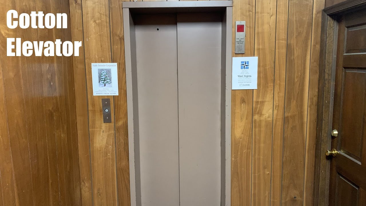 Vintage Cotton Hydraulic Elevator The Law Building Princeton, WV