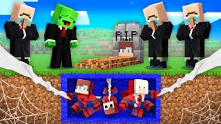 JJ Spiderman Family Buried Alive in Minecraft  Maizen