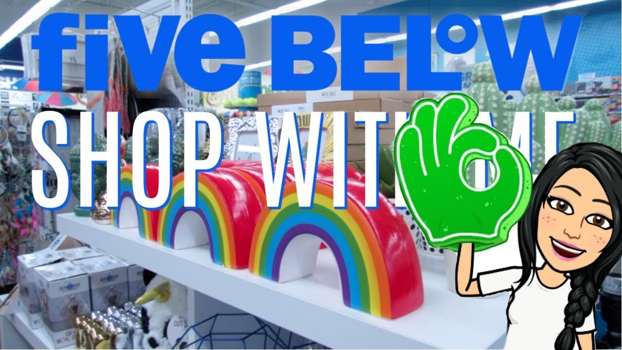 FIVE BELOW SHOP WITH ME | NEW $1 to $5 MAKEUP, ROOM DECOR & MORE!!!