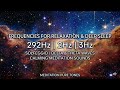 Pure tone for 292hz 3hz 2hz frequencies deep sleep